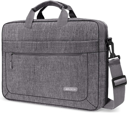 MOSISO Laptop Bag 13.3-17.3 inch, 13.3/16/17.3 inch Computer Bags Compatible with MacBook Neo 13/ Air 13/13.6/ Pro 13/14, HP Dell Lenovo Acer, Laptop Messenger Bag with Adjustable Depth at Bottom