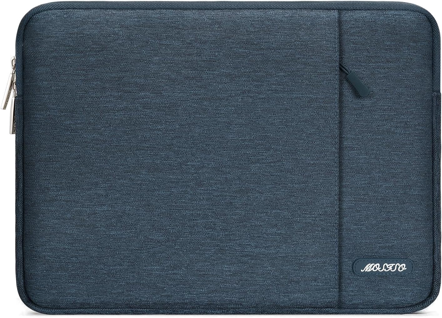 MOSISO Laptop Case 13-18.5 inch, 12.3 13 13.3 14 15 16 17.3 18.5 24 inch Laptop Sleeve Compatible with MacBook Pro 16 M5 M4 M3 M2 M1, HP Acer Dell Lenovo ASUS, Polyester Vertical Computer Sleeve Bag with Pocket, Black
