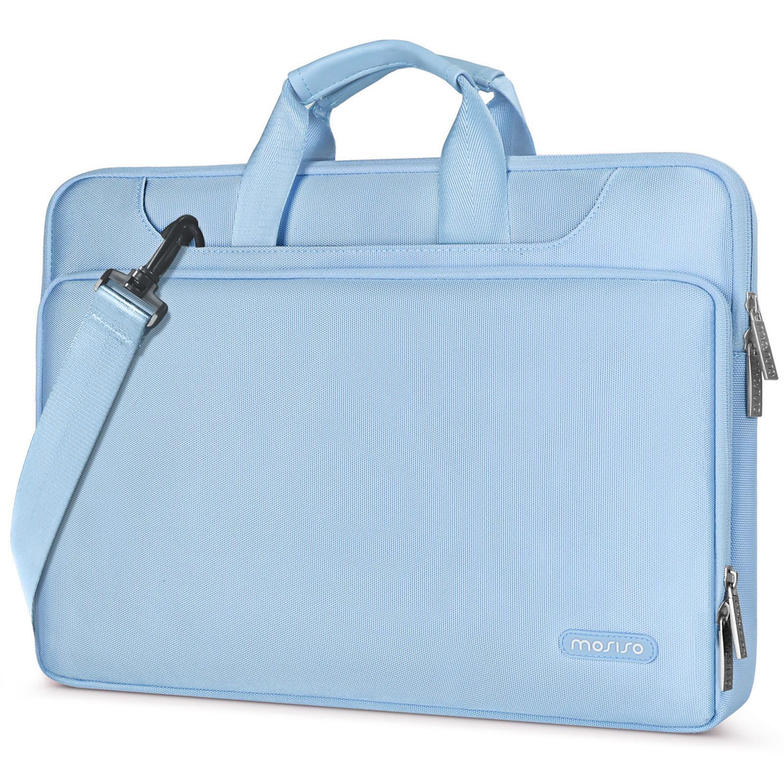 MOSISO 360 Protective Laptop Shoulder Bag Compatible with 13-17.3