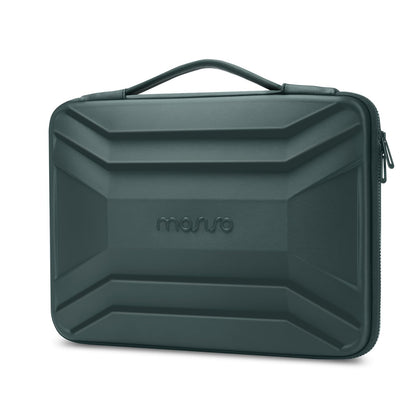 MOSISO 13-16 inch Laptop Hard Case, 13.3 inch Waterproof Shockproof Computer Bag Compatible with MacBook HP Dell, Symmetrical Trapezoid EVA Carrying Laptop Sleeve Hard Shell with Handle, Black