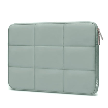 MOSISO 13-16 inch Laptop Case, Puffy Sleeve for MacBook Air/Pro | Compatible with MacBook Air 13 13.3 13.6/Pro 13/14 | HP, Dell, ASUS, Lenovo | Rectangle Quilted Puffer Computer Bag | for Women | Sand