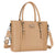 MOSISO PU Leather Laptop Tote Bag for Women, Waterproof Large Capacity Business Work Briefcase Shoulder Laptop Bag