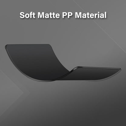 MOSISO Compatible with MacBook Pro 13 inch Case M2 2025, 2024, 2023, 2022-2016 A2338 M1 A2251 A2289 A2159 A1989 A1708 A1706,Shockproof Anti-Fingerprint Scratch Resistant PP Matte Soft Case, Black