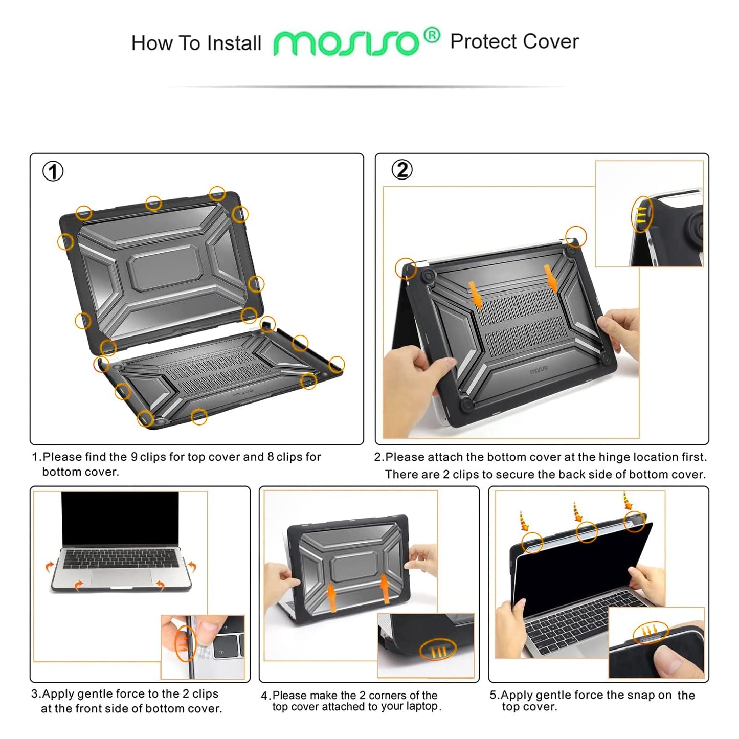 MOSISO Compatible with MacBook Air 13 inch Case 2022 2021 2020 Release A2337 M1 A2179 with Retina Display Touch ID, Heavy Duty Plastic Hard Shell Case with TPU Bumper & Keyboard Cover, Black