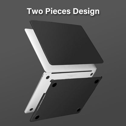 MOSISO Compatible with MacBook Pro 13 inch Case M2 2025, 2024, 2023, 2022-2016 A2338 M1 A2251 A2289 A2159 A1989 A1708 A1706,Shockproof Anti-Fingerprint Scratch Resistant PP Matte Soft Case, Black