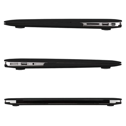 MOSISO Compatible with MacBook Air 13 inch Case (Models: A1466 & A1369, Older Version 2010-2017 Release), Protective Plastic Hard Shell Case Cover, Black