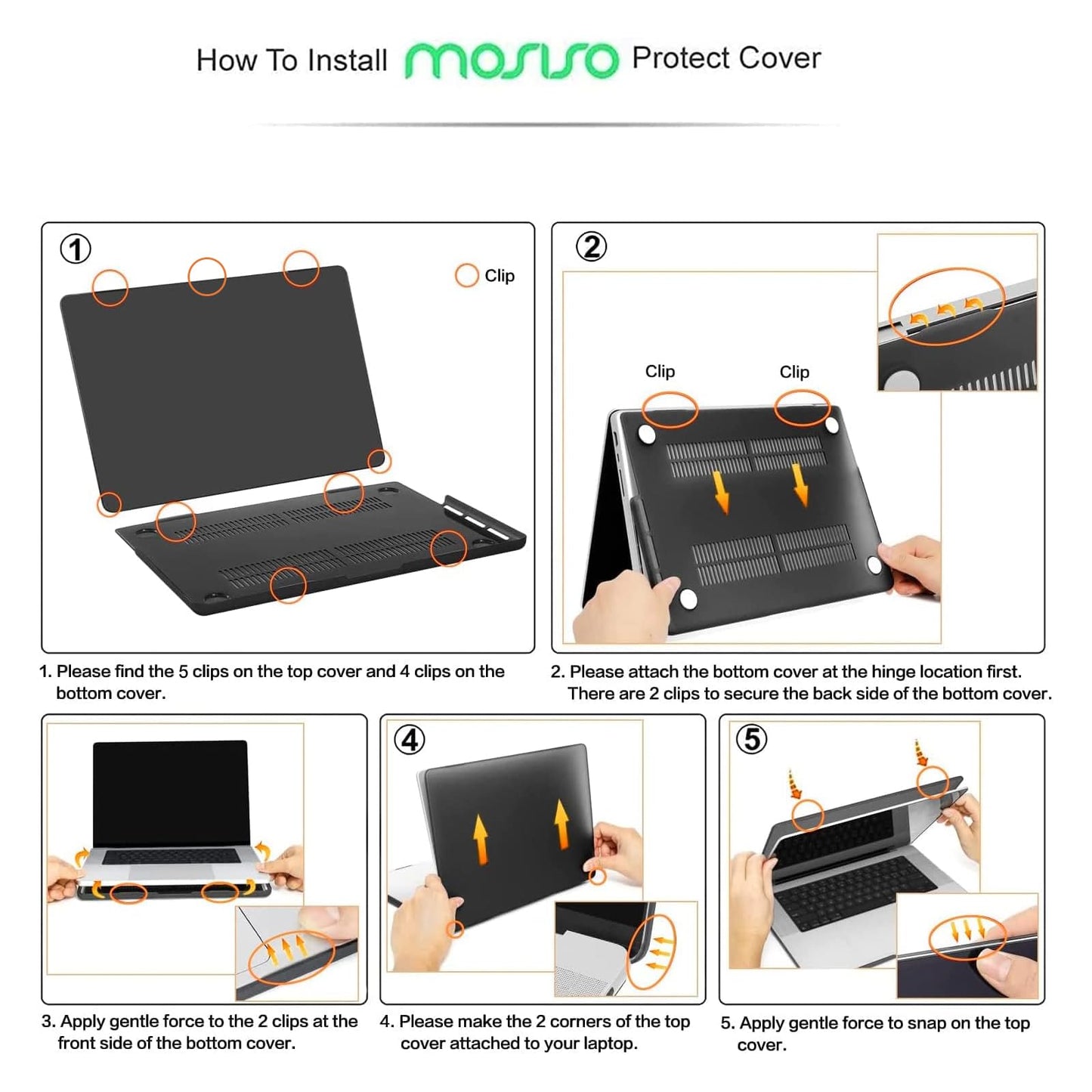MOSISO Compatible with MacBook Pro 16 inch Case 2025 2024 2023 2022 2021 M4 M3 M2 M1 A3403 A3186 A2991 A2780 A2485 Pro Max Chip, Plastic Leopard Grain Hard Case&Keyboard Cover&Screen Film, Black
