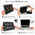 MOSISO Compatible with MacBook Air 15 inch Case 2025 2024 2023 Release M4 A3241 M3 A3114 M2 A2941 with Touch ID, Plastic Leopard Grain Hard Shell Case & Keyboard Cover & Screen Protector, Black