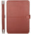 MOSISO Compatible with MacBook Pro Retina 13 inch Case A1502 A1425 2015-2012 Release, PU Leather Portfolio Protective Stand Cover Sleeve, Brown