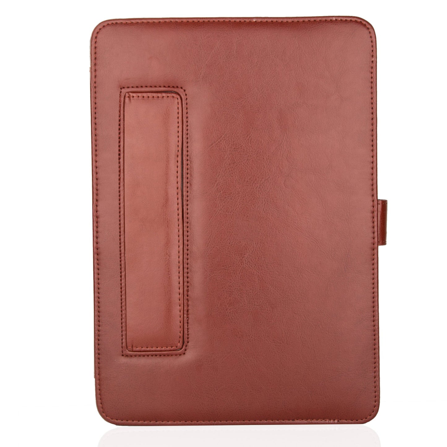 MOSISO PU Leather Case Compatible with MacBook 12 inch Case A1534 with Retina Display 2017 2016 2015 Release, Portfolio Protective Stand Cover Sleeve, Brown