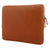 MOSISO Laptop Sleeve Bag 16 inch Compatible with MacBook Air 15 inch 2025-2023 M4 M3 M2/Pro 16 inch 2025-2019 M4 M3 M2 M1, 15-15.6 inch Notebook, PU Leather Padded Bag Waterproof Case, Brown