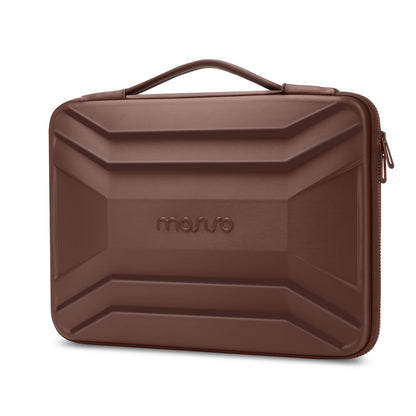 MOSISO 13-16 inch Laptop Hard Case, 13.3 inch Waterproof Shockproof Computer Bag Compatible with MacBook HP Dell, Symmetrical Trapezoid EVA Carrying Laptop Sleeve Hard Shell with Handle, Black