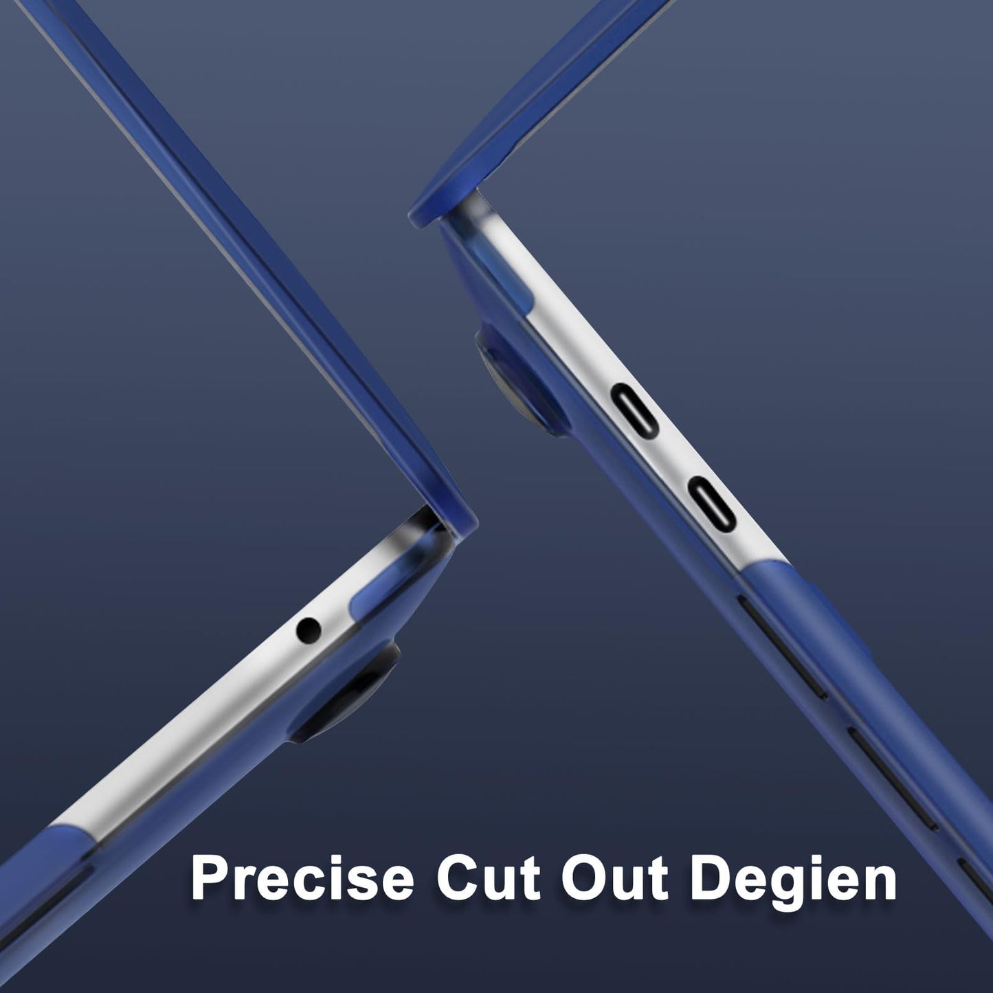 MOSISO Compatible with MacBook Pro 13 inch Case M2 2025-2016 A2338 M1 A2251 A2289 A2159 A1989 A1708 A1706, Surpass Natural Beauty Plastic Hard Shell&Keyboard Cover&Screen Film&Type C, Crystal Midnight