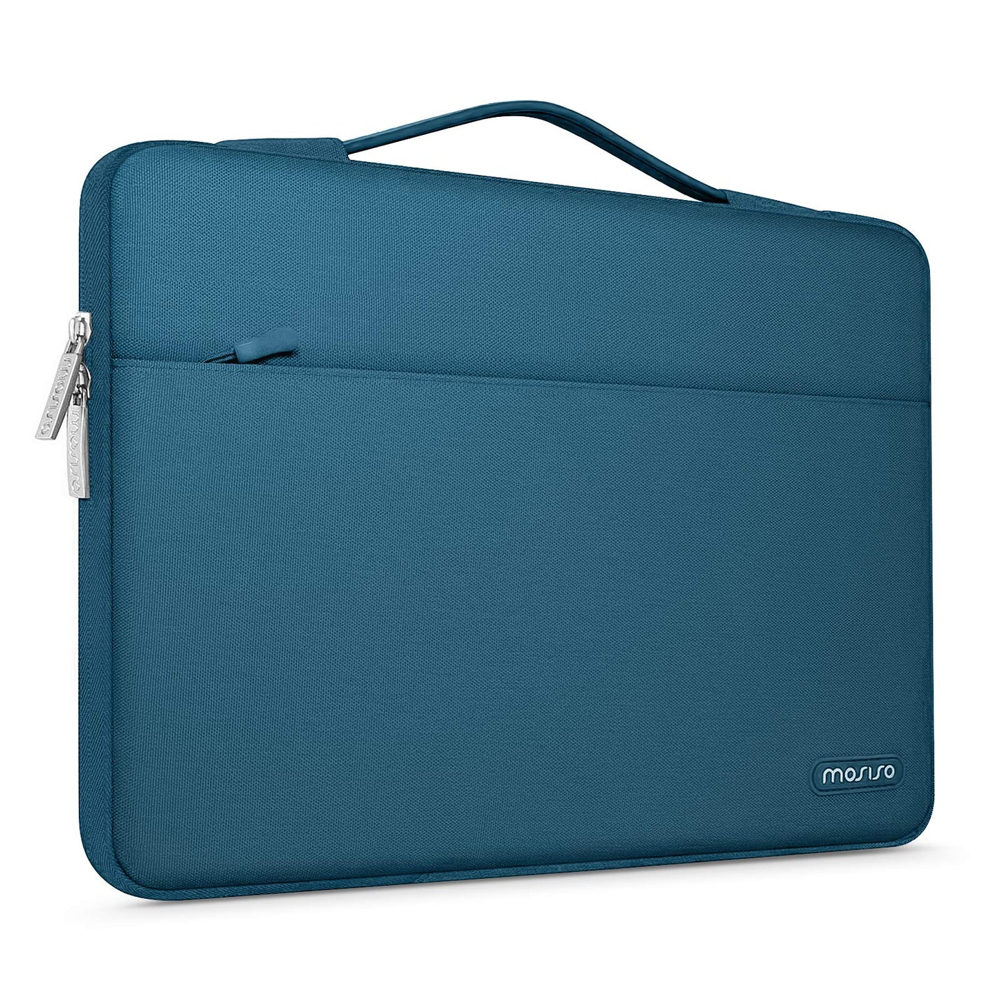 MOSISO 360 Protective Laptop Sleeve Compatible with MacBook Air/Pro, 13-16 inch Notebook, Compatible with MacBook Pro 14 inch M4 M3 M2 M1 Pro Max 2024-2021, Polyester Bag with Belt