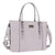 MOSISO PU Leather Laptop Tote Bag for Women, Waterproof Large Capacity Business Work Briefcase Shoulder Laptop Bag