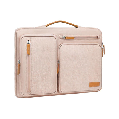 MOSISO 360 Protective Laptop Case 16 inch, 15-15.6 inch Laptop Sleeve Compatible with MacBook Pro 16, HP, Acer, Dell, Lenovo, ASUS, Side Open Carrying Case with 4 Zipper Pockets&Handle, Khaki iMosiso