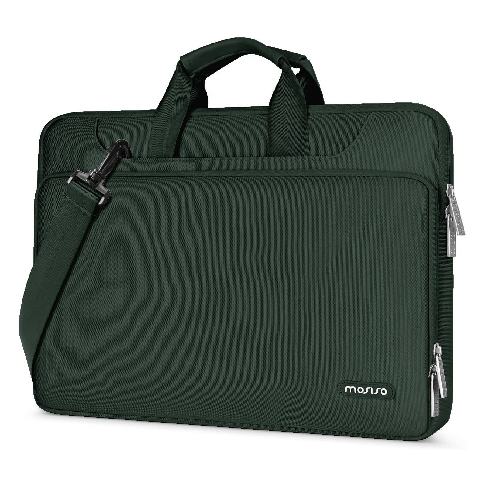 MOSISO 360 Protective Laptop Shoulder Bag Compatible with 13-17.3