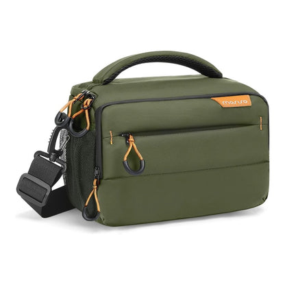 MOSISO Small Camera Bag for Photographers,Compact Camera Shoulder Bags for DSLR/SLR/Mirrorless Cameras,Waterproof Crossbody Padded Photography Bag with Rain Cover for Canon/Nikon/Sony