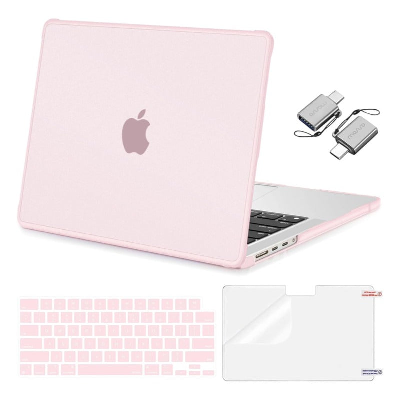 MOSISO MacBook Pro 14 inch Case 2021-2026 A2442 A2779 A2918 A2992 A3112 A3185 A3401 A3426 A3427 A3434, 4-in-1 Kit Anti-Crack Reinforced Corners Shell