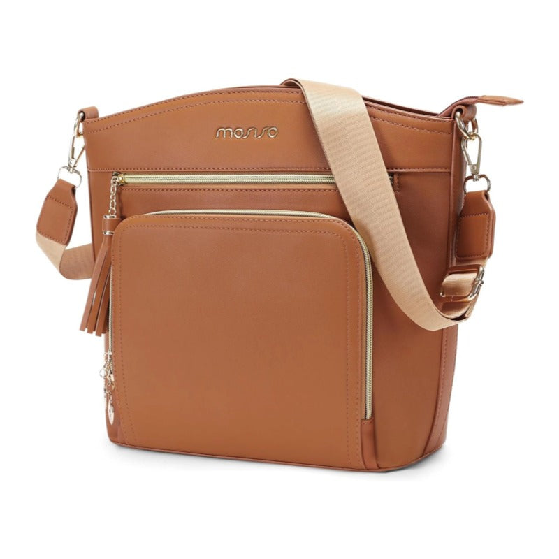 MOSISO Crossbody Bag, Purses for Women Crossbody | Multi Pockets Handbag Shoulder Bag with Card Holder Wallet & Tassel