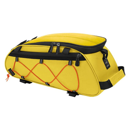 MOSISO Insulated Cooler Bike Rack Bag with 2 Detachable Side Panniers, Waterproof Bicycle Rear Trunk Storage Bag, 3-Way Carry Shoulder Handbag with Reflective Strip for Cycling Picnic Commute