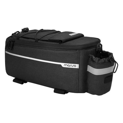 MOSISO Bike Rack Bag, Waterproof Bike Trunk Cooler Pouch Insulated Bicycle Rear Seat Pouch Cycling Backseat Storage Cargo Luggage Saddle Shoulder Bag