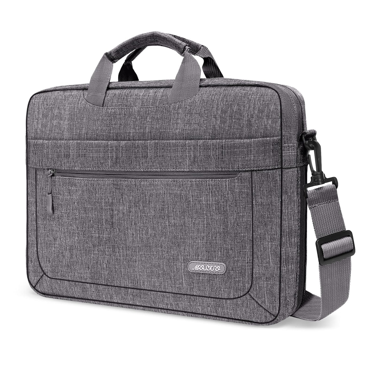 MOSISO Adjustable Depth Laptop Messenger Bag 13.3-17.3 Inch — Shockproof Water-Resistant with Customizable Depth for MacBook HP Dell Acer