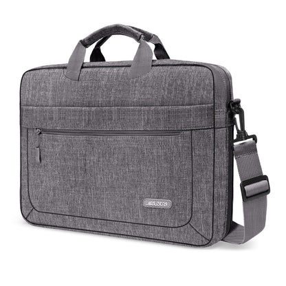 MOSISO Adjustable Depth Laptop Messenger Bag, 13.3–17.3 Inch Notebook Case Fits MacBook Neo Air Pro HP Dell Lenovo Acer