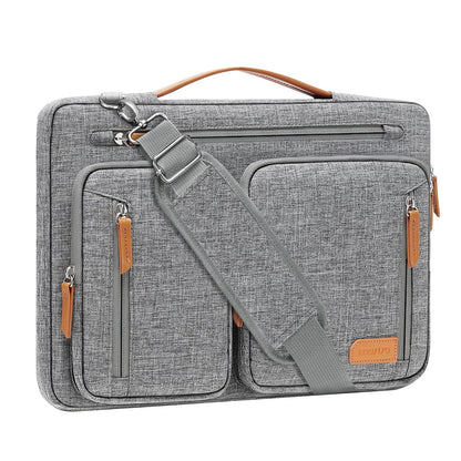 MOSISO 360 Protective Laptop Shoulder Bag, Computer Bags, Side Open Messenger Bag with 5 Accessory Pockets & Belt iMosiso