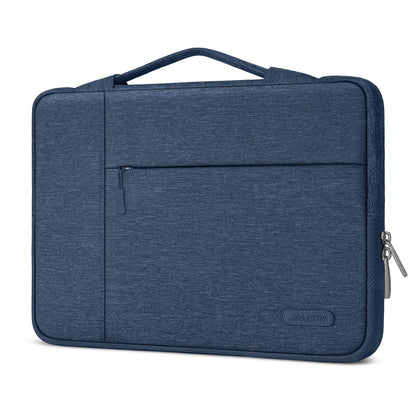 MOSISO Laptop Case 13.3-14 inch Sleeve with Handle for MacBook | Compatible with MacBook Air/Pro 13/Pro 14 | HP Dell ASUS Lenovo Notebook | Polyester Multifunctional Computer Bag | Pink