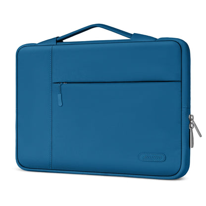 MOSISO Laptop Case 13.3-14 inch Sleeve with Handle for MacBook | Compatible with MacBook Air/Pro 13/Pro 14 | HP Dell ASUS Lenovo Notebook | Polyester Multifunctional Computer Bag | Pink