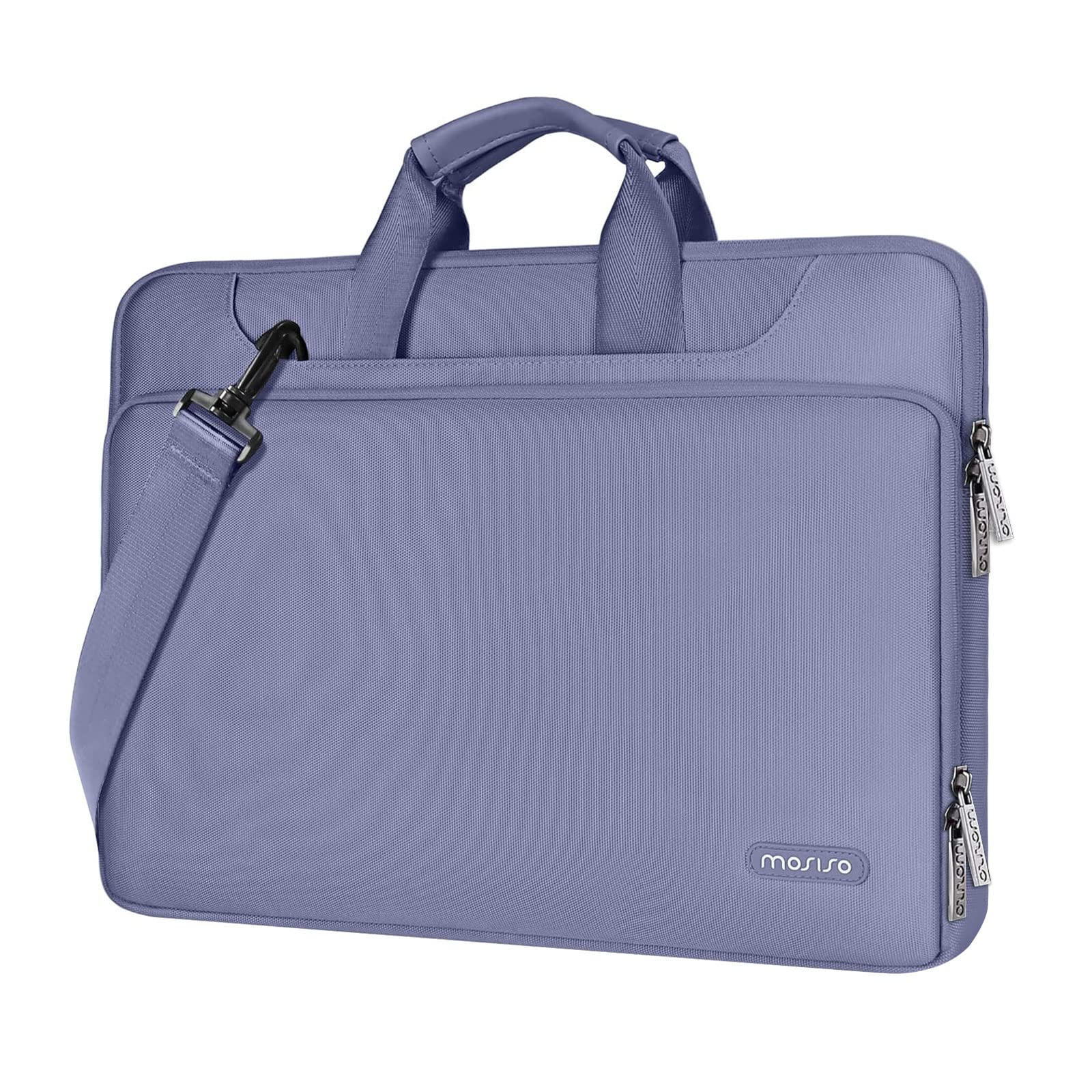 MOSISO 360 Protective Laptop Shoulder Bag Compatible with 13-17.3
