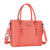 MOSISO PU Leather Laptop Tote Bag for Women, Waterproof Large Capacity Business Work Briefcase Shoulder Laptop Bag