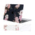MOSISO Compatible with MacBook 12 inch Case with Retina Display (Model A1534, Release 2017 2016 2015), Plastic Peony Hard Shell Case & Keyboard Cover & Screen Protector, Black