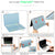 MOSISO Compatible with MacBook Pro 15 inch Case 2016-2019 Release A1990 A1707 with Touch Bar, Plastic Peony Hard Shell Case & Keyboard Cover Skin & Screen Protector, Black