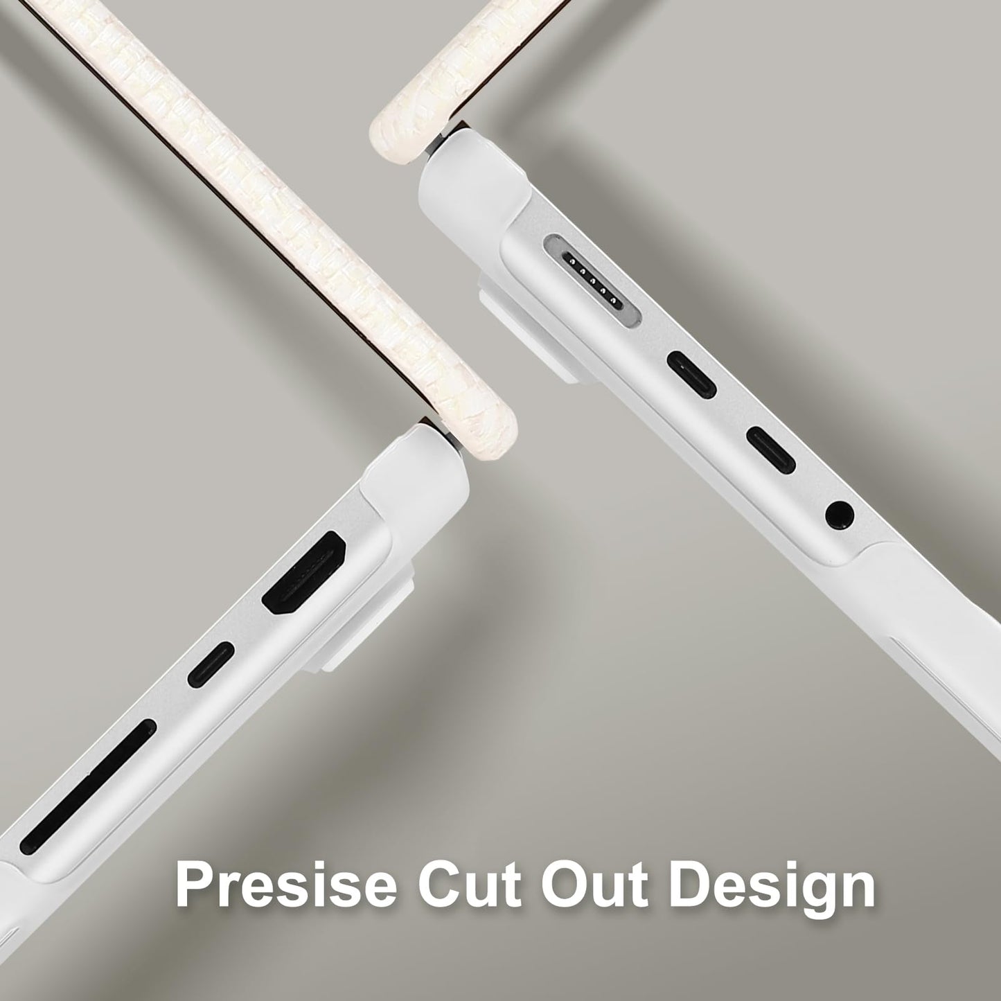 MOSISO Compatible with MacBook Pro 14 inch Case 2025-2021 M4 M3 M2 M1 A3112 A3185 A3401 A2918 A2992 A2779 A2442 Pro Max, Woven Grid PU Leather Coated Plastic Hard Case&Keyboard Cover&Screen Film,Beige