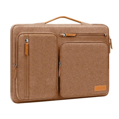 MOSISO 360 Protective Laptop Case 13.3 inch, 13-13.3 inch Laptop Sleeve Compatible with MacBook Air/Pro 13 / Pro 14,HP Dell Acer ASUS,Side Open Carrying Case with 4 Zipper Pockets&Handle, Black