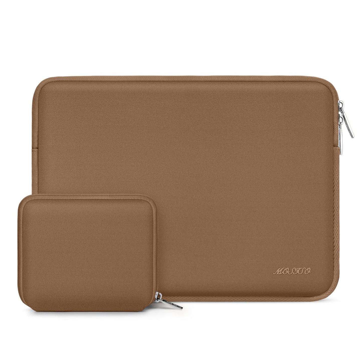 MOSISO Laptop Sleeve Case 13-13.3 inch for MacBook Air/Pro | Pro 14 | HP Dell ASUS Lenovo Notebook | Neoprene Computer Sleeve | with Small Case | Baby Pink