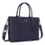 MOSISO PU Leather Laptop Tote Bag for Women, Waterproof Large Capacity Business Work Briefcase Shoulder Laptop Bag