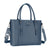 MOSISO PU Leather Laptop Tote Bag for Women, Waterproof Large Capacity Business Work Briefcase Shoulder Laptop Bag