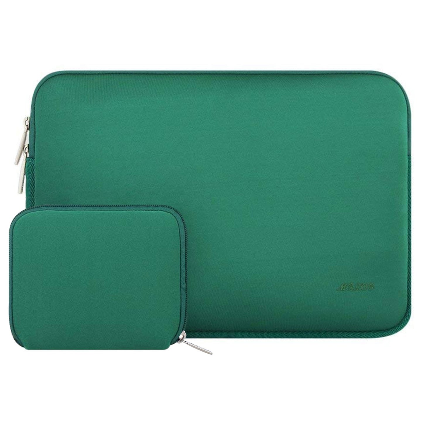 MOSISO Laptop Case 16 inch, 15-15.6 inch Laptop Sleeve Bag Compatible with MacBook Pro 16 inch, HP, Acer, Dell, Lenovo, ASUS Notebook, Neoprene Computer Sleeve Bag with Small Case, Antique Green