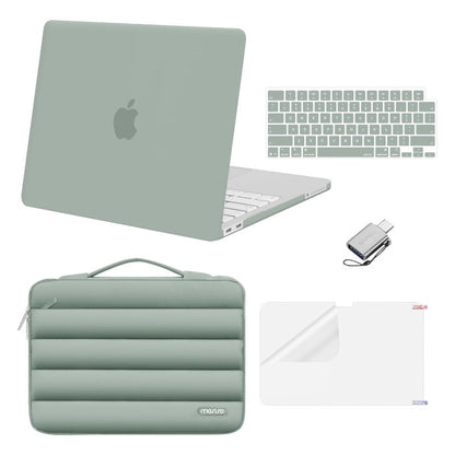 MOSISO Compatible with MacBook Neo Case 13 inch 2026 Release Model A3404 with A18 Pro Chip, Scratch-Resistant Protective Hard Shell&Puffy Sleeve Bag&Keyboard Skin&Screen Film&Type C