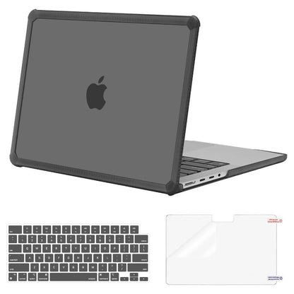 MOSISO Compatible with MacBook Pro 14 inch Case M5-M1 2026-2021 A3427 A3426 A3434 A3112 A3185 A3401 A2918 A2992 A2779 A2442,3 in 1 Kit Anti-Crack Hard Shell with TPU Bumper