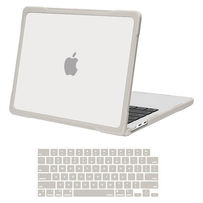 MOSISO Compatible with MacBook Air 13 inch Case M2-M5 2022-2026 A3449 A3240 A3113 A2681, 2 in 1 Kit Crack-Resistant Hard Case with Soft TPU Bumper