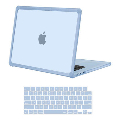 MOSISO Shock-Absorbing Hard Case Compatible with MacBook Air 15 inch M5-M2 2026-2023 A3448 A3241 A3114 A2941,Anti-Cracking Heavy Duty Hard Shell with TPU Bumper&Keyboard Cover