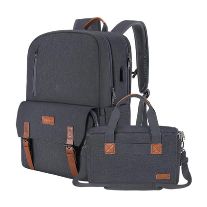 MOSISO Camera Backpack 17.3 inch, DSLR/SLR/Mirrorless Case with Laptop Compartment&Built-in Photography Insert Bag&USB-charging Port&Rain Cover Compatible with Canon/Nikon/Sony/Laptop