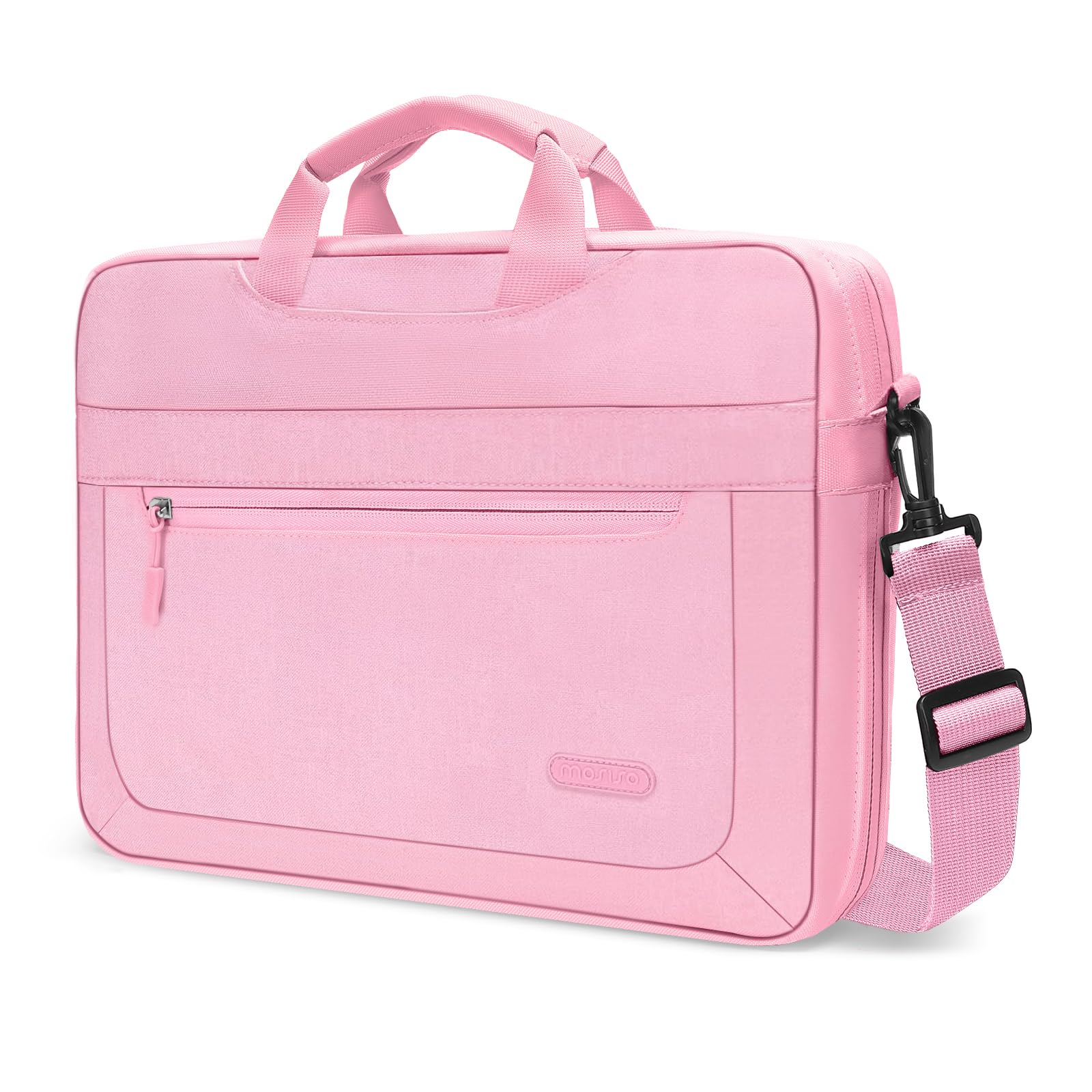 MOSISO Laptop Shoulder Messenger Bag Compatible with MacBook Air/Pro, 13-17.3 inch Notebook,Compatible with MacBook Pro 14 inch M5 M4 M3 M2 M1 2025-2021 with Adjustable Depth at Bottom, Deep Teal iMosiso