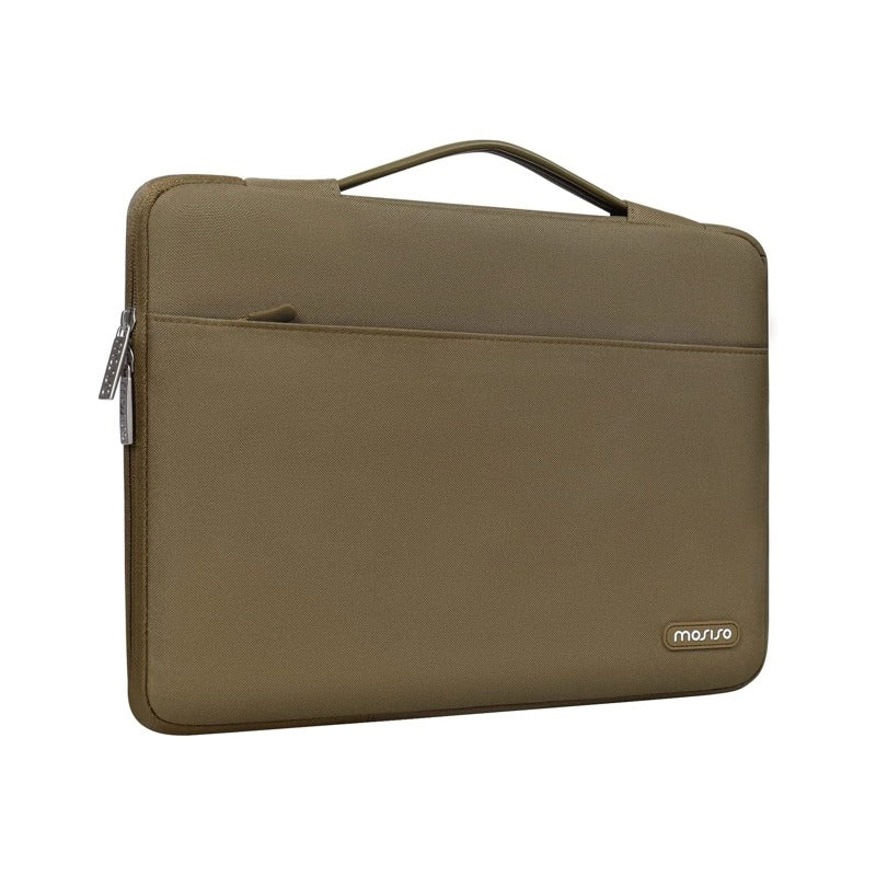 MOSISO 360 Protective Laptop Sleeve Compatible with MacBook Air/Pro, 13-16 inch Notebook, Compatible with MacBook Pro 14 inch M4 M3 M2 M1 Pro Max 2024-2021, Polyester Bag with Belt