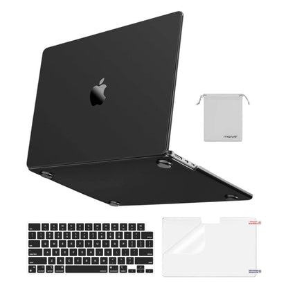 MOSISO Compatible with MacBook Air 13 inch Case M2-M5 2022-2026 A3449 A3240 A3113 A2681, 4 in 1 Matte Hard Shell Kit, Anti-Fingerprint Ultra Thin