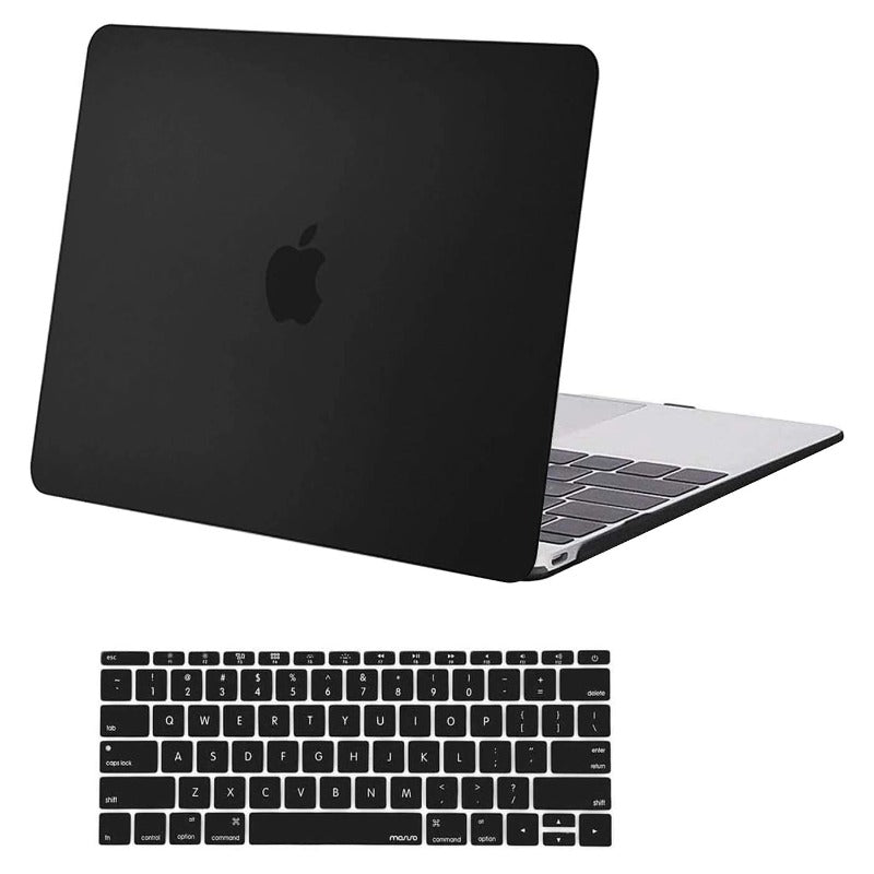 MOSISO Compatible with MacBook 12 inch Case A1534,2017-2015,  Protective Scratch-Resistant Plastic Hard Shell Case & Keyboard Cover Skin
